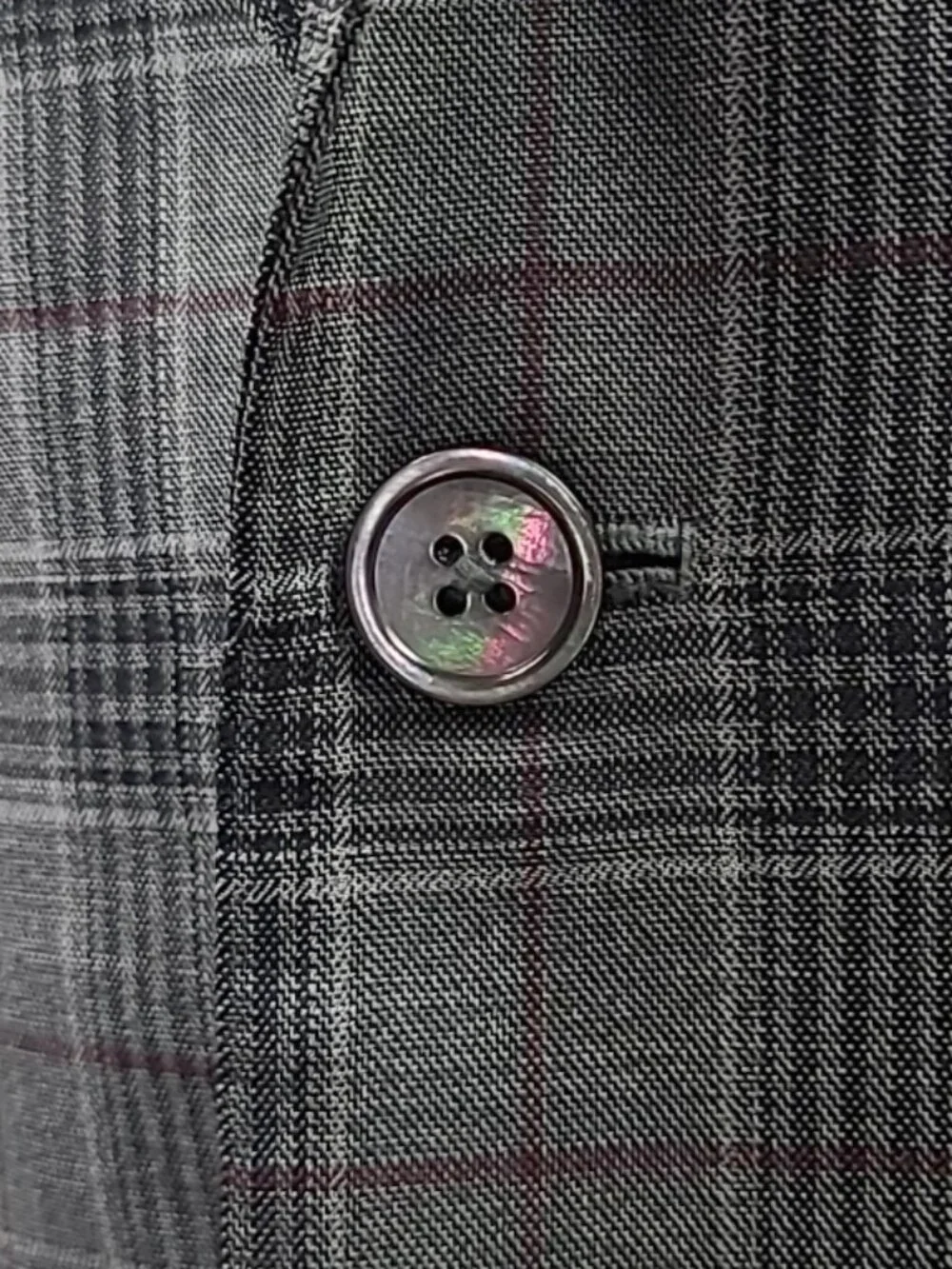 D. Jones Clothiers 40S Wool Linen Blend 2 Button Sport Coat Blazer